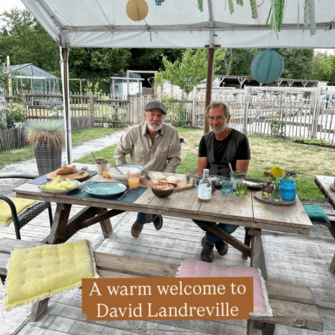 David Landreville op onze locatie!